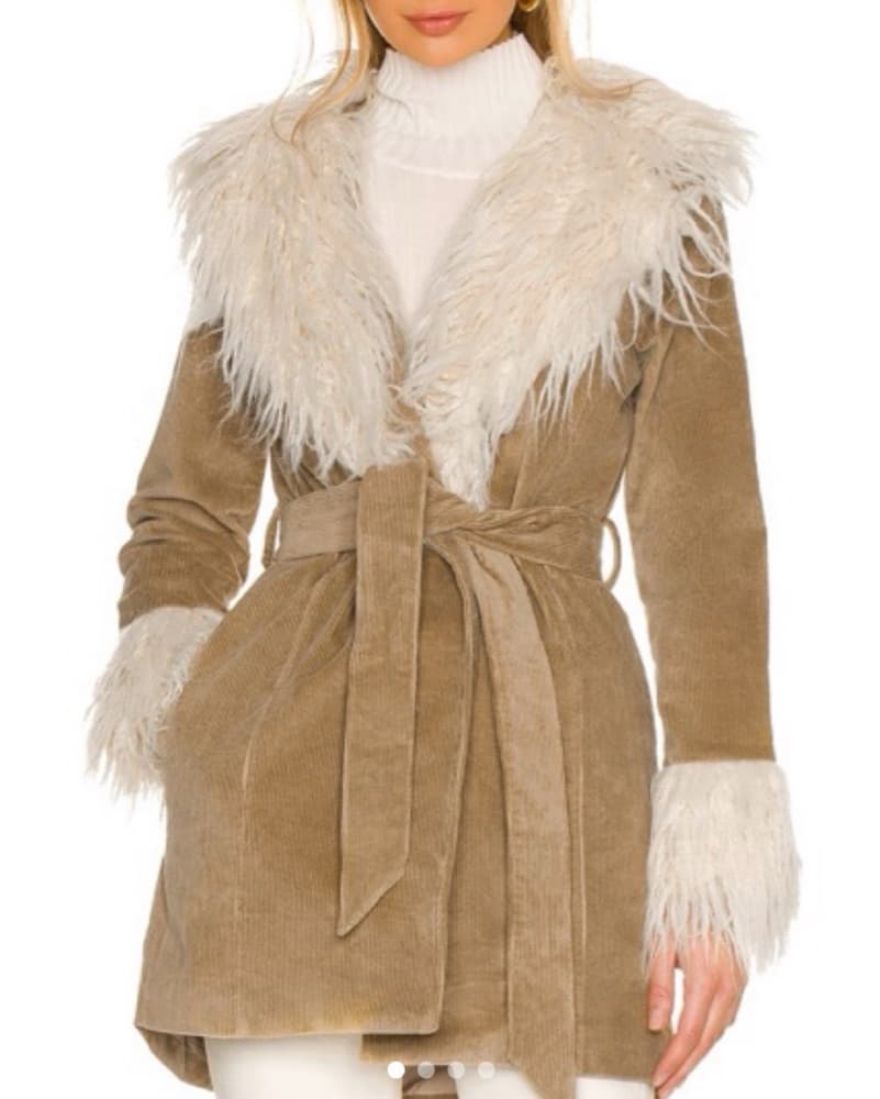 Penny Lane Coat With faux Fur - Image 1