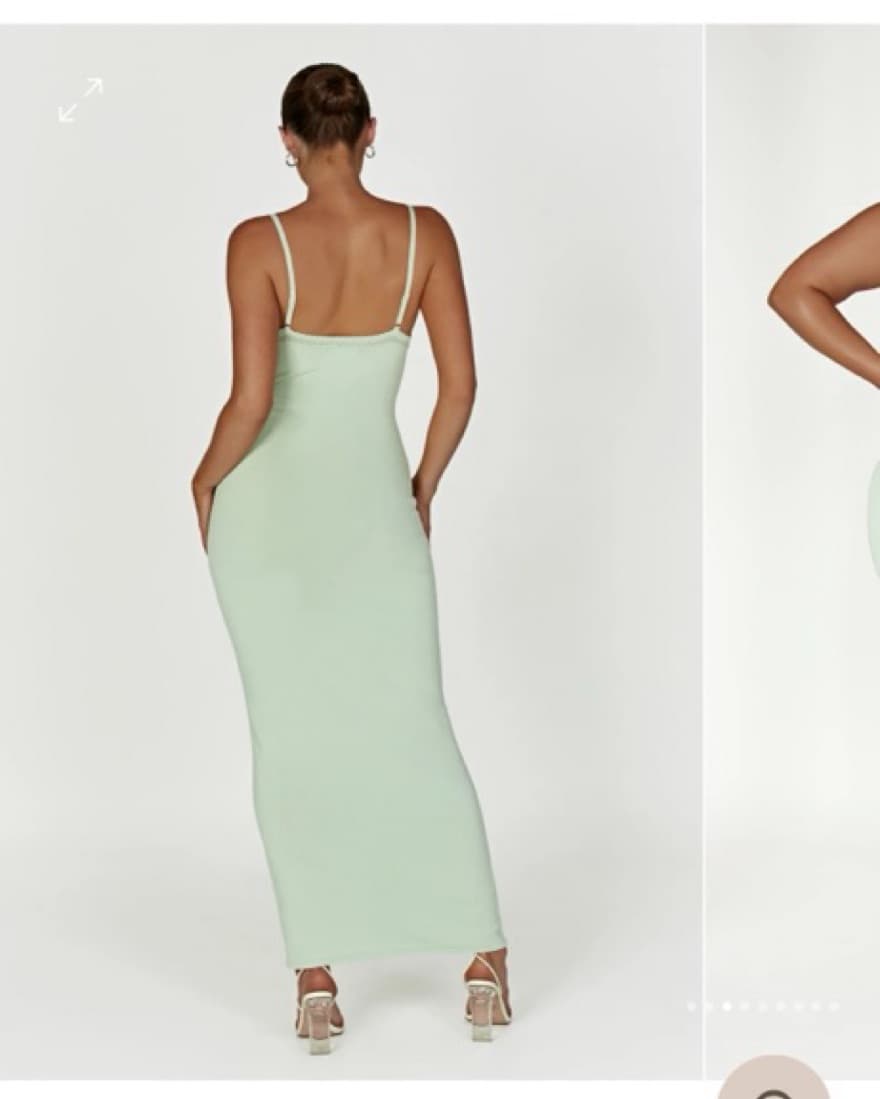 Meshki Sage Green Maxi Dress - Image 2