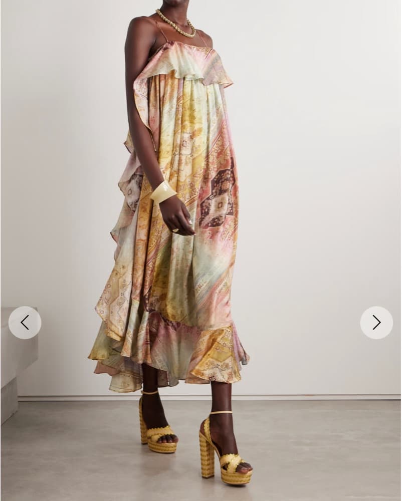 ZIMMERMANN Tallow ruffled printed Maxi - Image 1