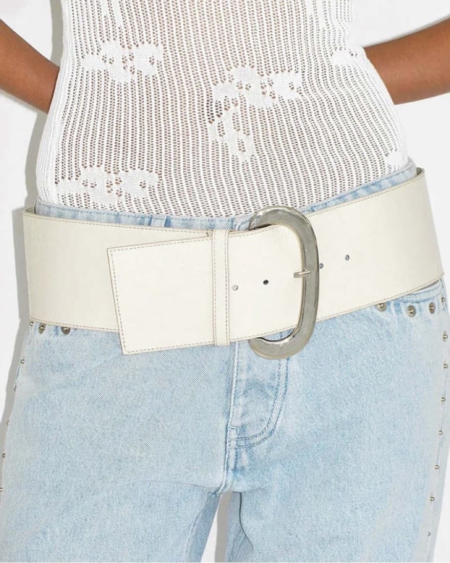 Paloma Wool White Belt - Image 1
