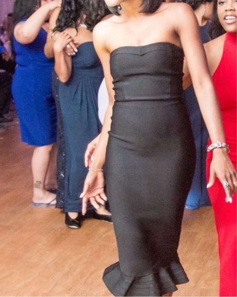 Black Cocktail Or Wedding Dress - Image 4