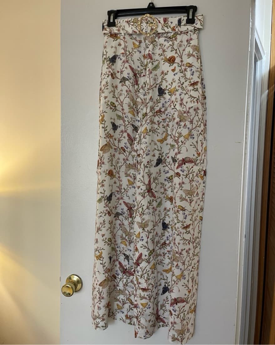 Zimmermann Wide Leg Floral Pants - Image 6