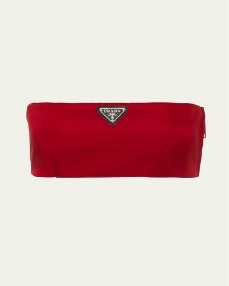 Prada - Re-Nylon Red Bra Top by Prada | Pickle