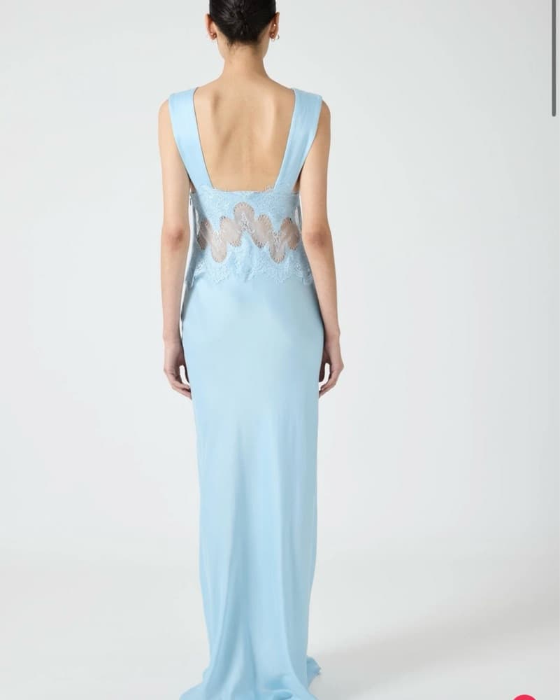 Third Form Lace floor Length Gown  - Image 2
