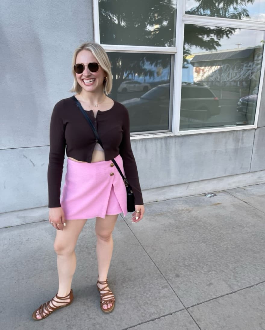 Pink Mini Skort  - Image 4
