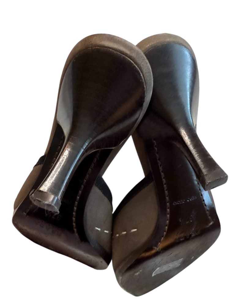 Vintage 2000s Prada Kitten Heel Mules  - Image 6