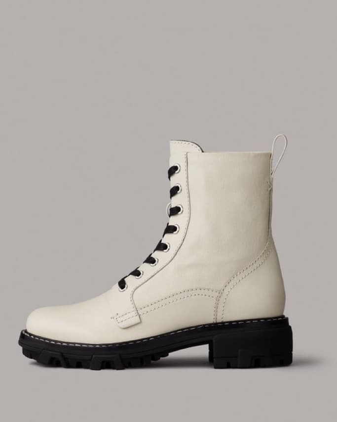 Rag & Bone White Combat Boots - Image 1