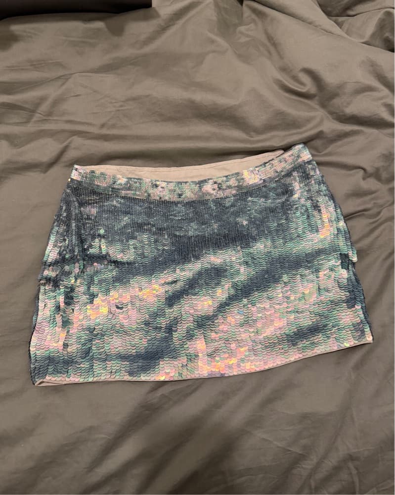 Allsaints Sequin Embellished Skirt - Image 1