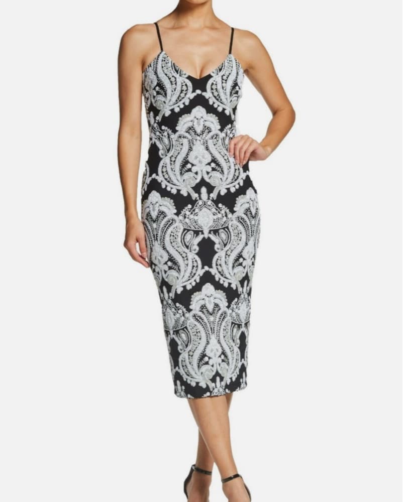 Dress The Population Sequined Midi Dress - Image 2