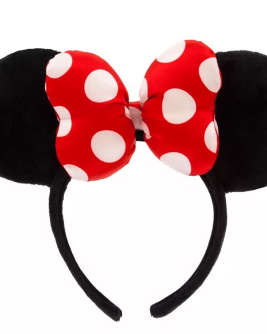 Minnie Mouse Polka Dot Ear Headband  - Image 1