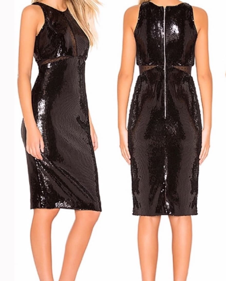 Embellishments Dress With Sequin And dot - Image 4