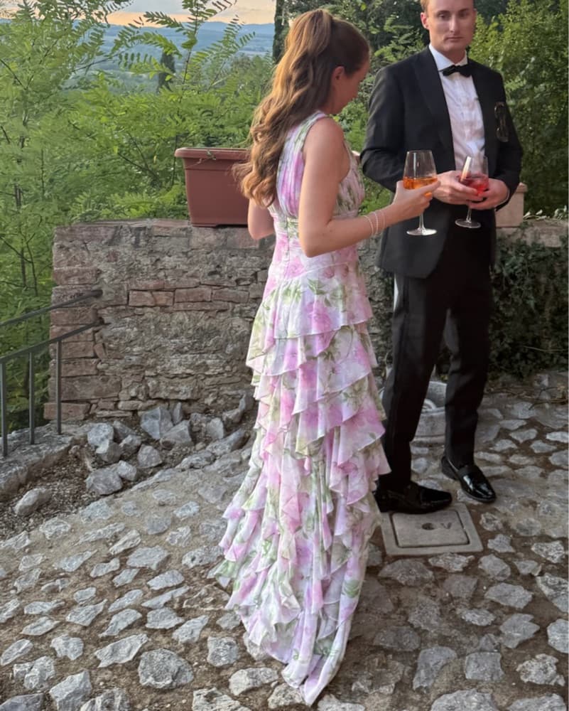 Asymmetrical Floral Dress  - Image 3