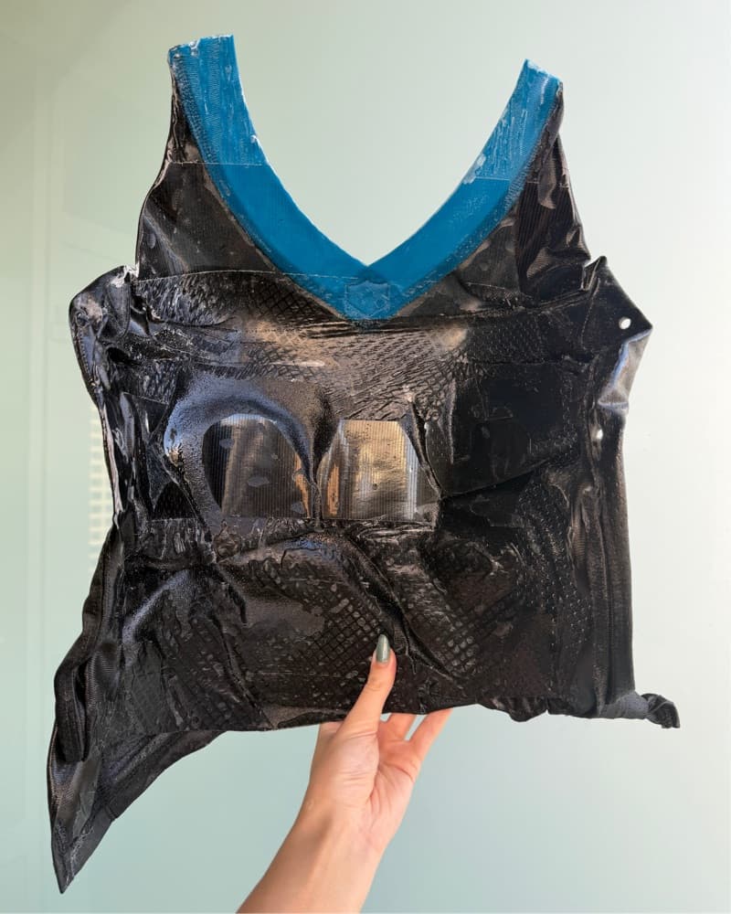 Carolina Panthers Frozen Jersey Corset - Image 3