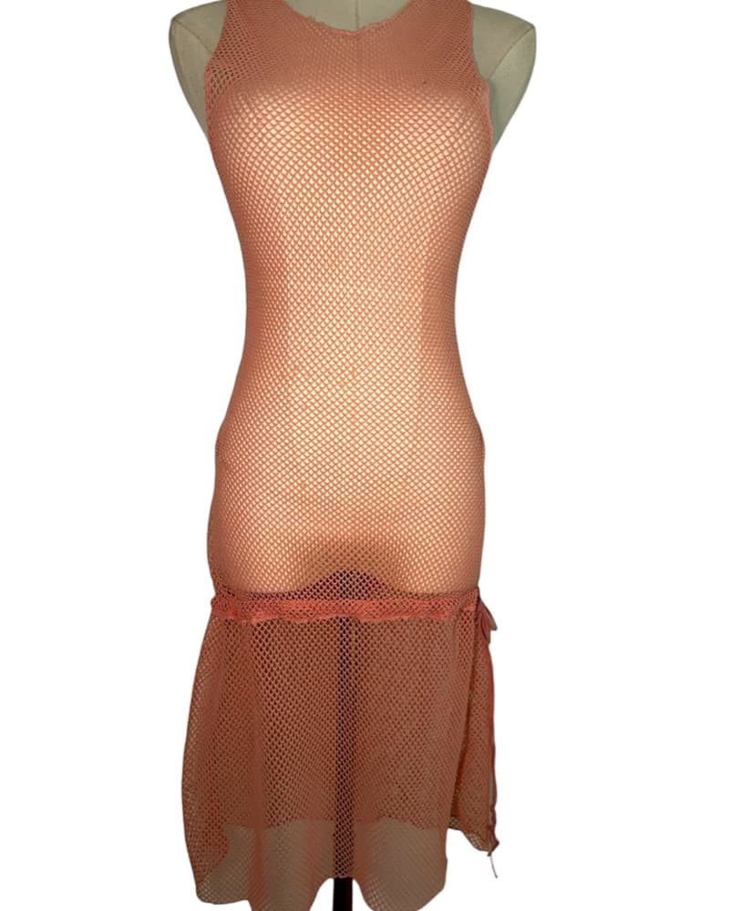 VINTAGE DESIGNER MESH DRESS - Image 1