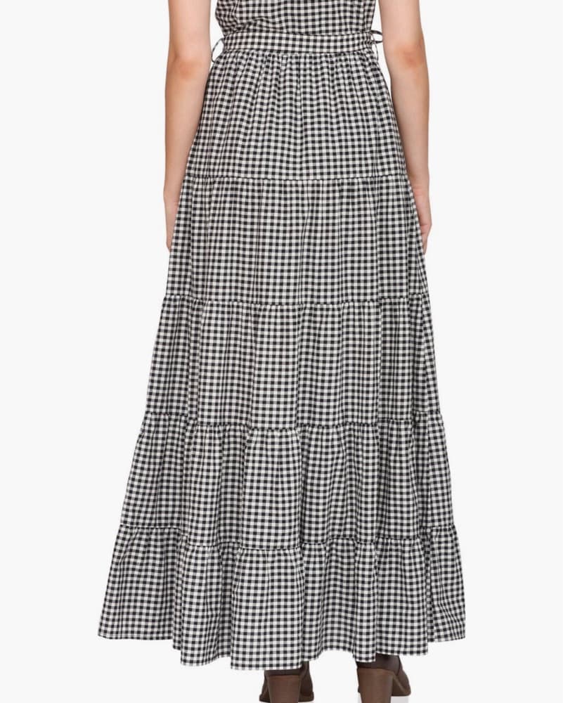 Avec Les Filles Gingham Maxi Dress - Image 4