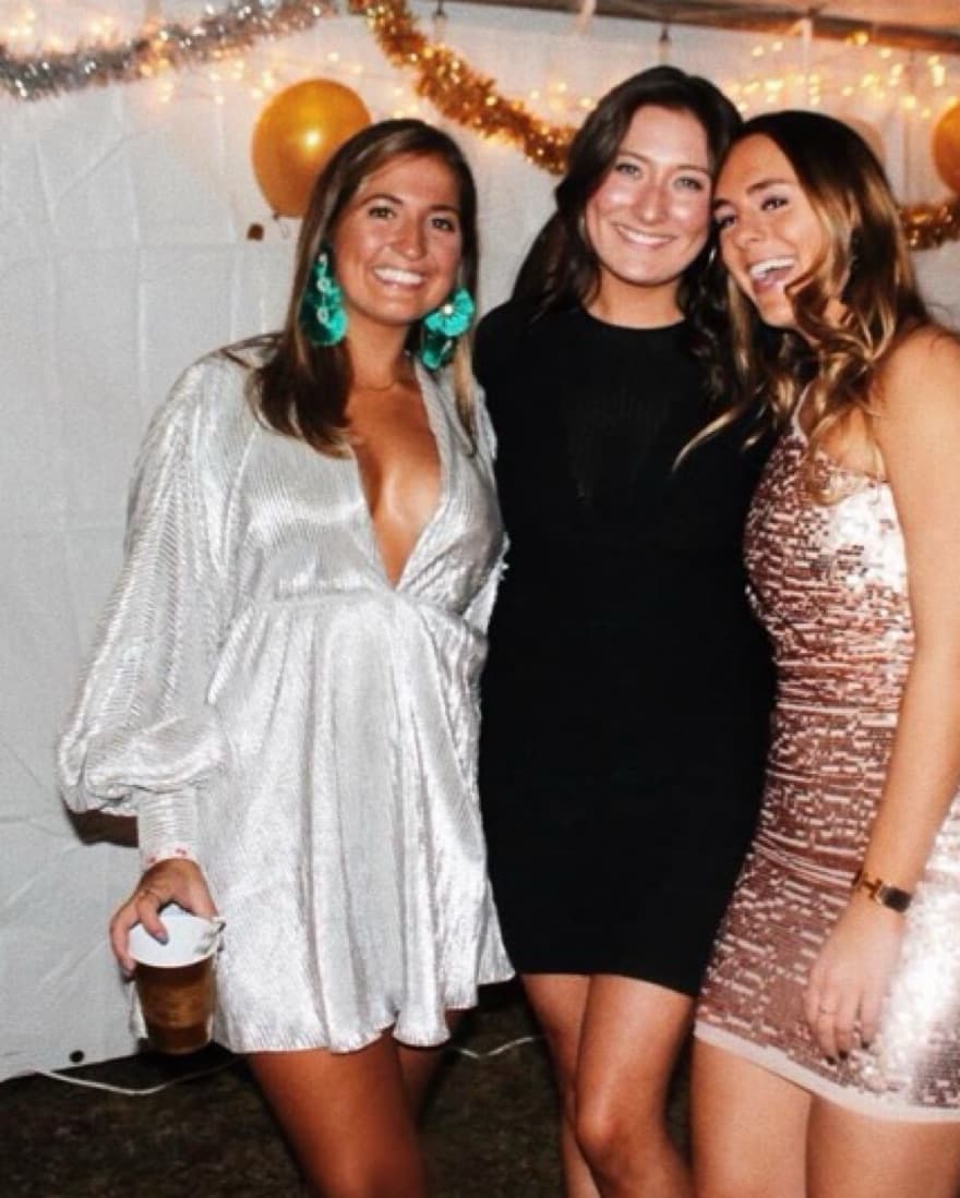 Lovers & Friends Silver Caleb Mini Dress - Image 1