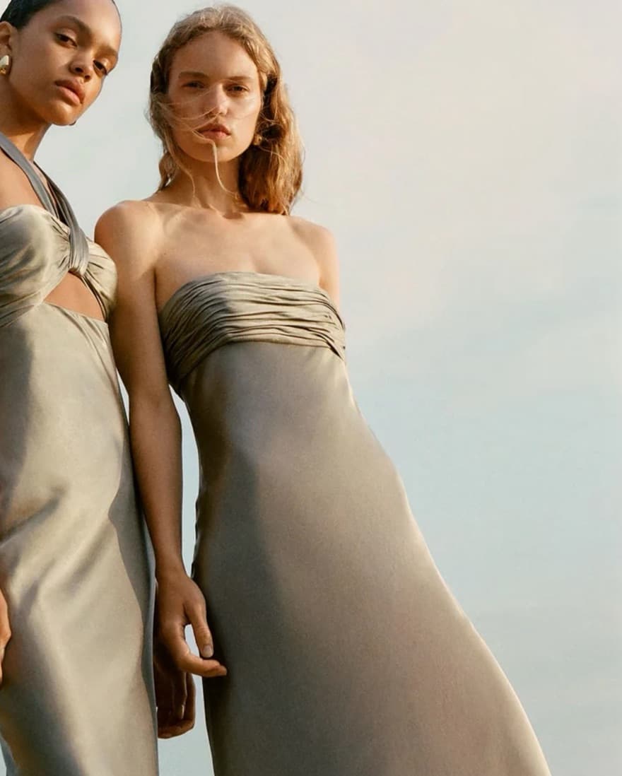 $480 Shona Joy Strapless Ruched Dress - Image 2