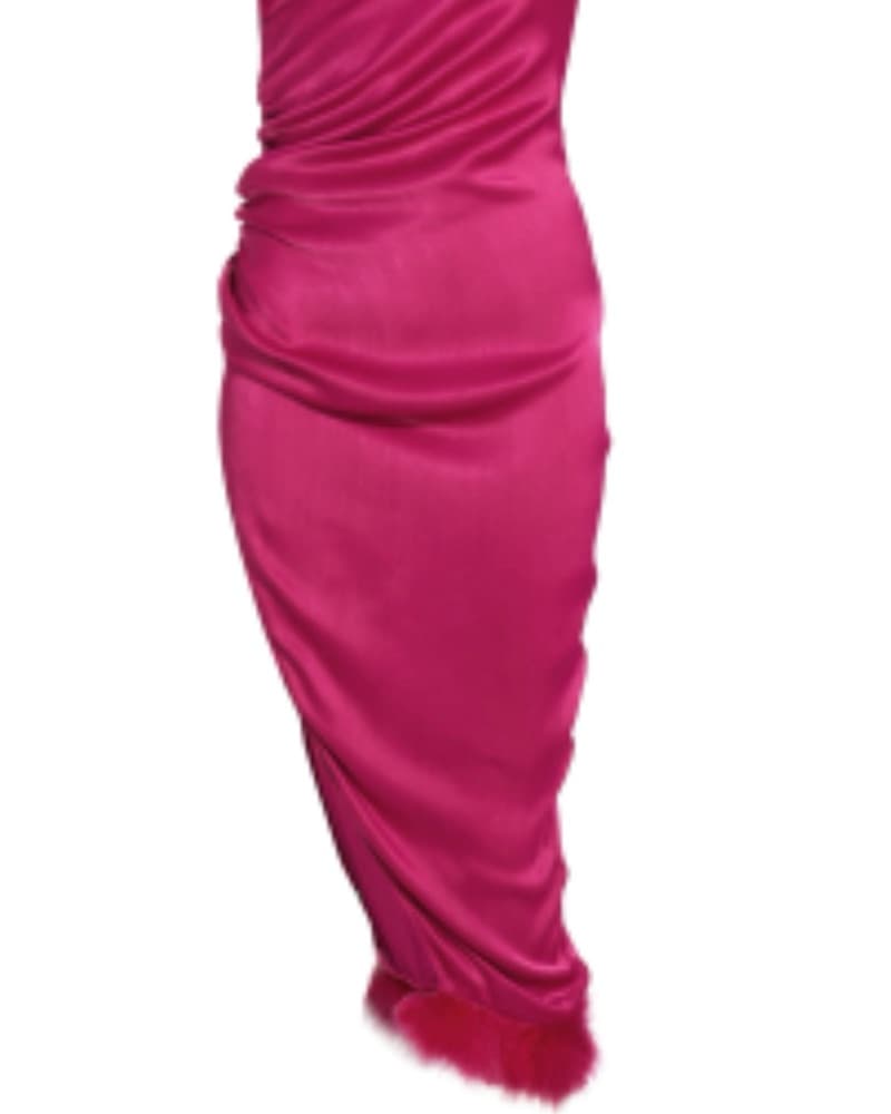 Fuchsia  Cocktail  Dress  - Image 3