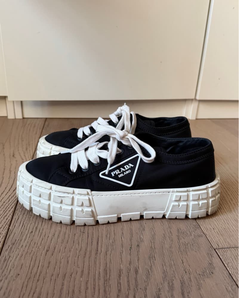 Prada Lug Sole Platfrom Sneakers - 39.5 - Image 2