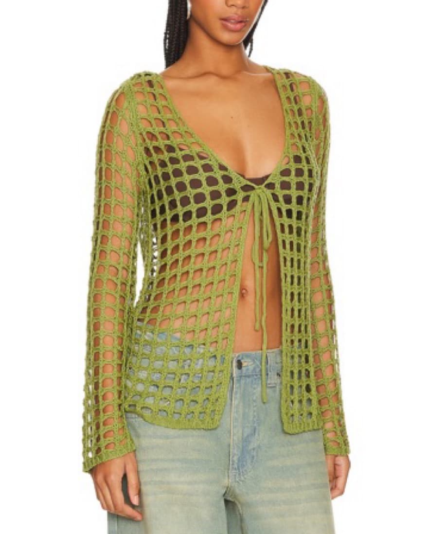 Malya Tie Cardigan - Image 2