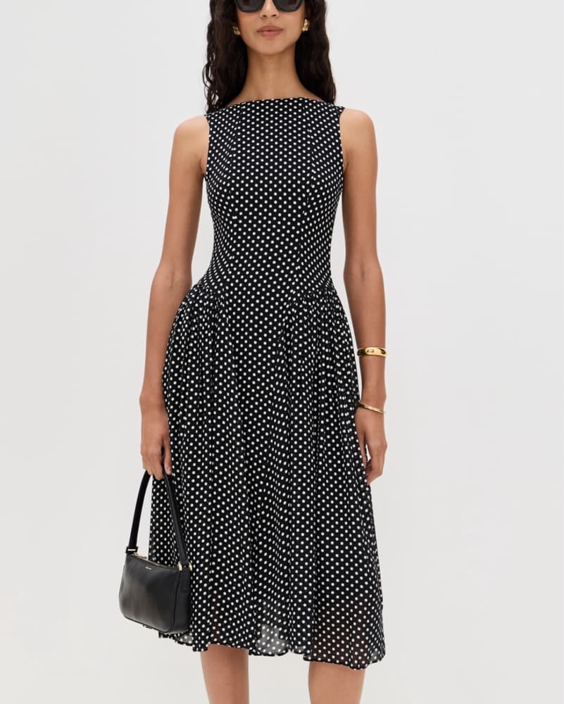 Reformation Polka Dot Dress - Image 1