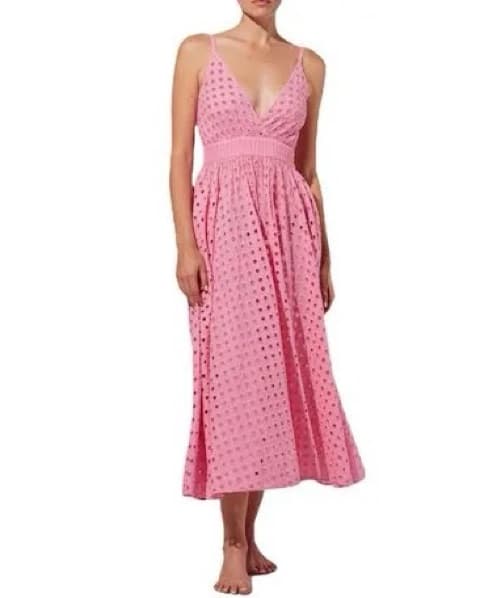 Solid And Stripe Midi Dress - Image 1
