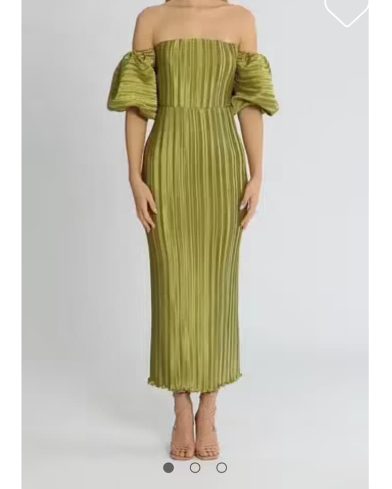 L’idee Sirene Olive Dress - Image 3