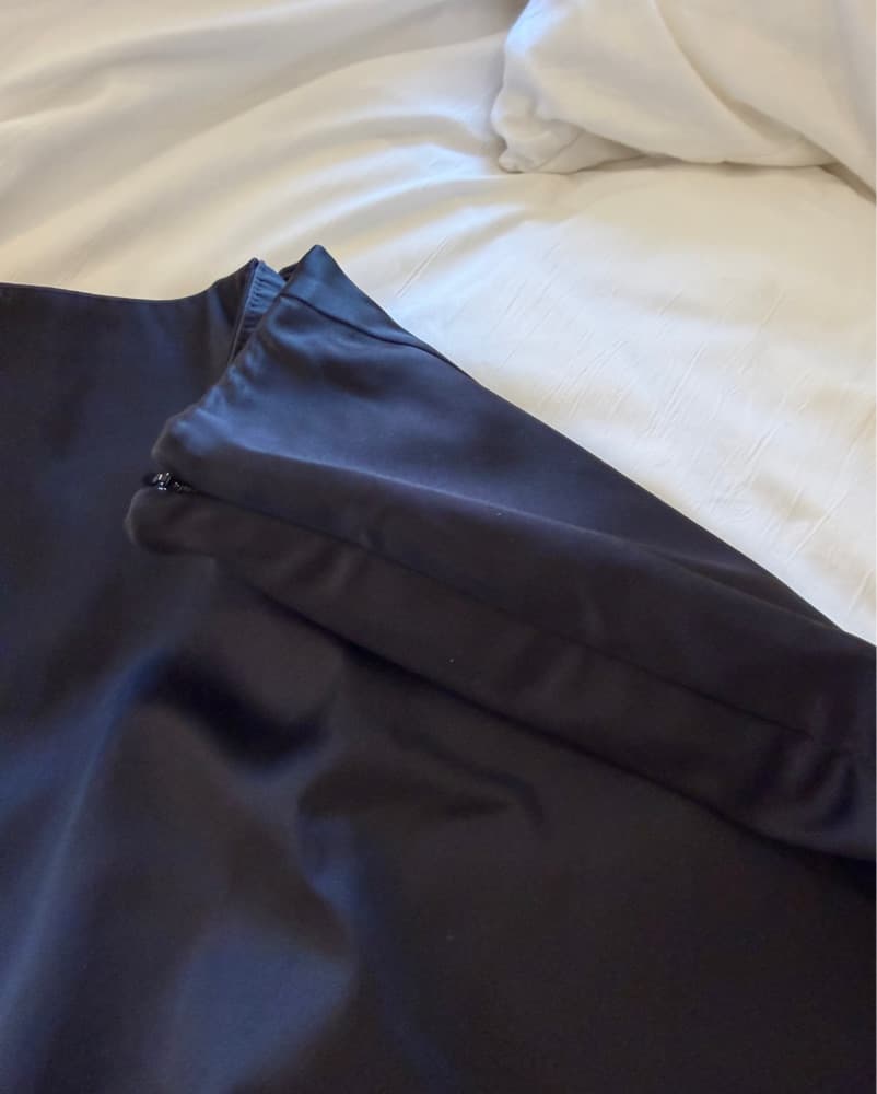 Satin Mini Skirt  - Image 2