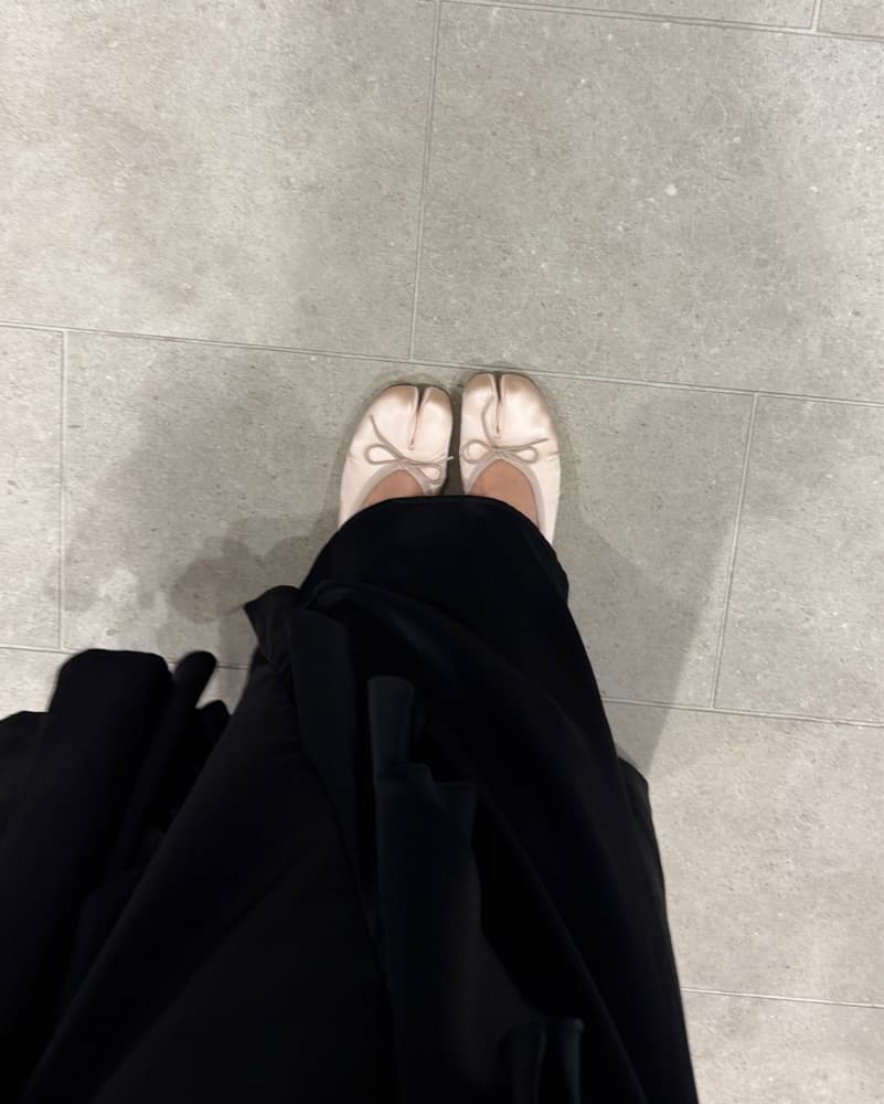 Margiela Satin Ballerina Heeled Tabis   - Image 3