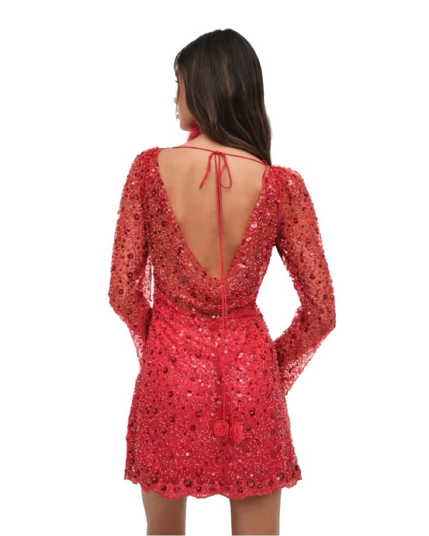 Red For Love & Lemons Mini Dress - Image 2