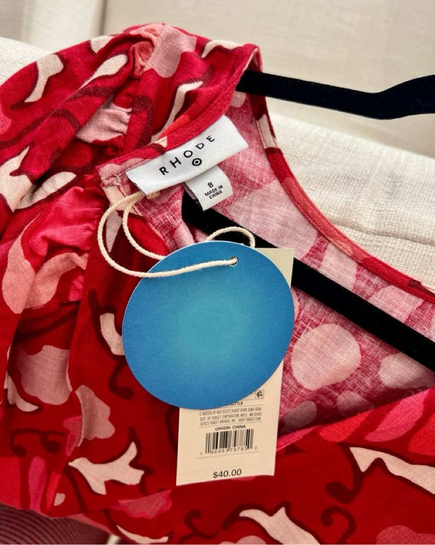 Rhode X Target Red Midi Dress - Image 5