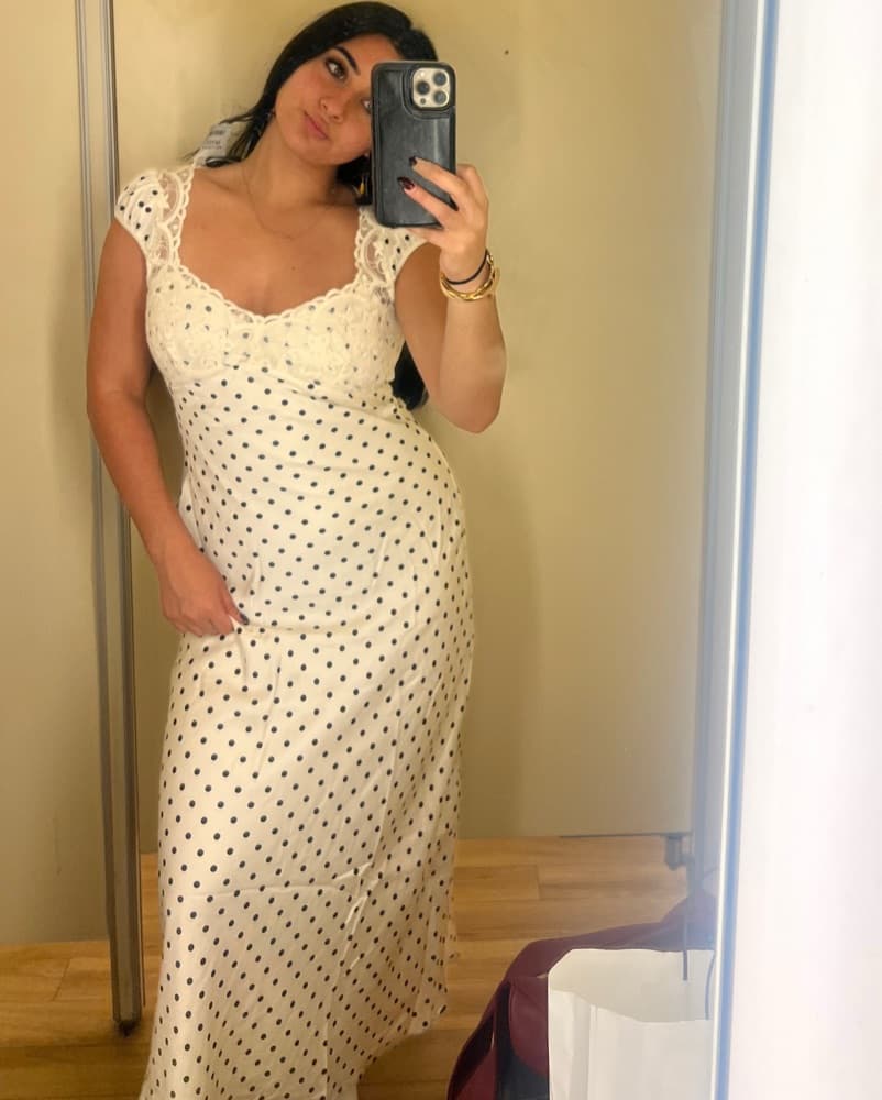 Polka Dot Maxi Dress - Image 1