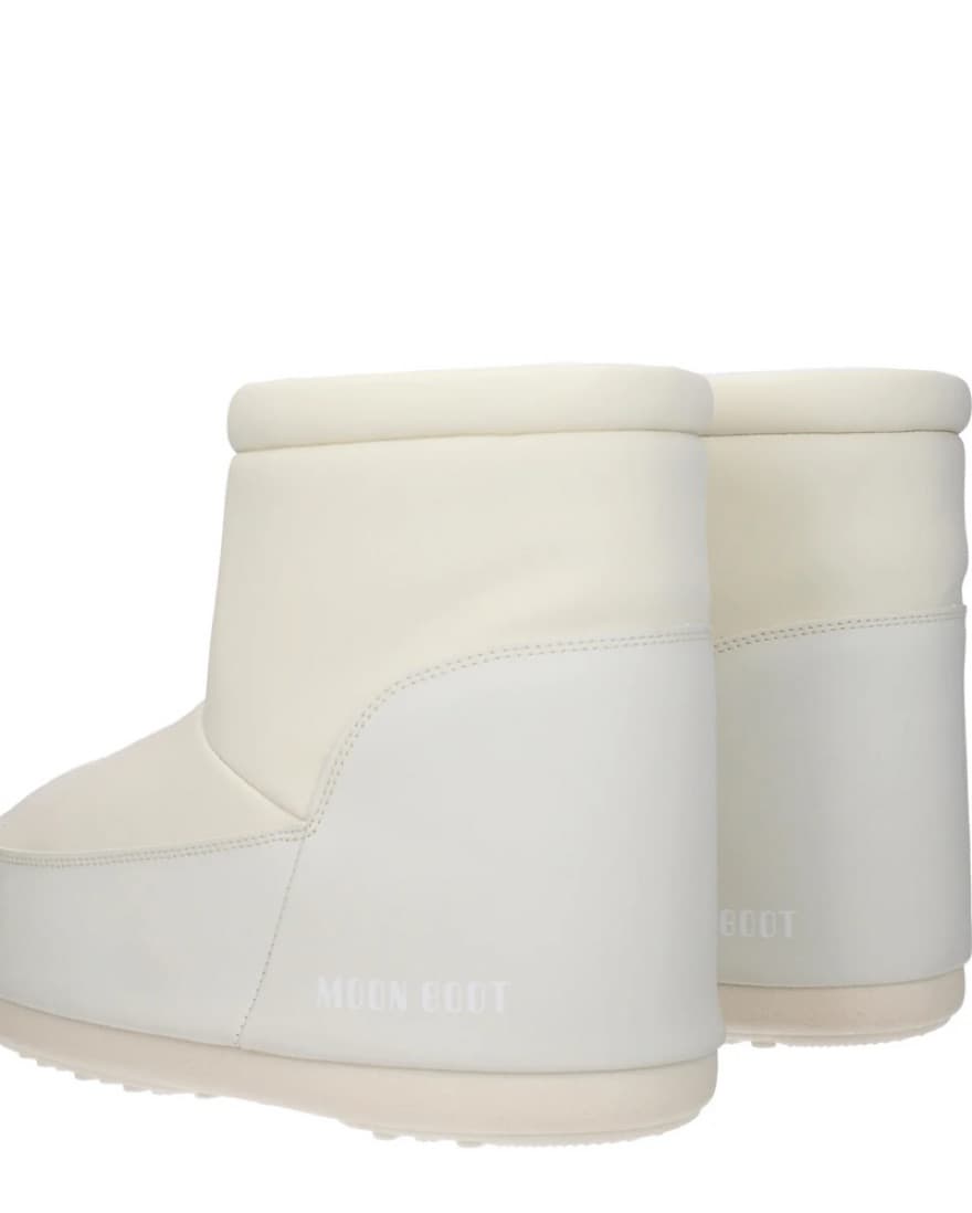 Ivory Leather Moon Boots - Image 6