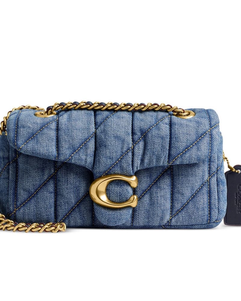 COACH Tabby 20 Quilted Denim Shoulder  - Image 1