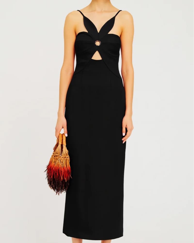 Black Cutout ‘Torn by Ronny Kobo’ Dress - Image 2