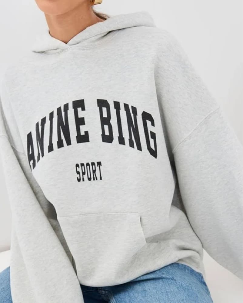 Anine Bing Chic Sport Hoodie Sweatshirt - Image 1