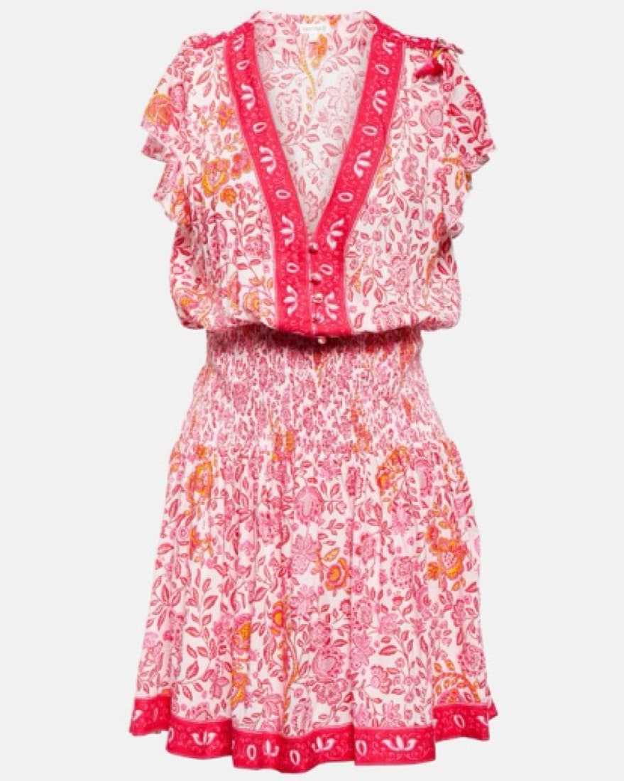 Poupette St Barth Pink Floral Dress - Image 4