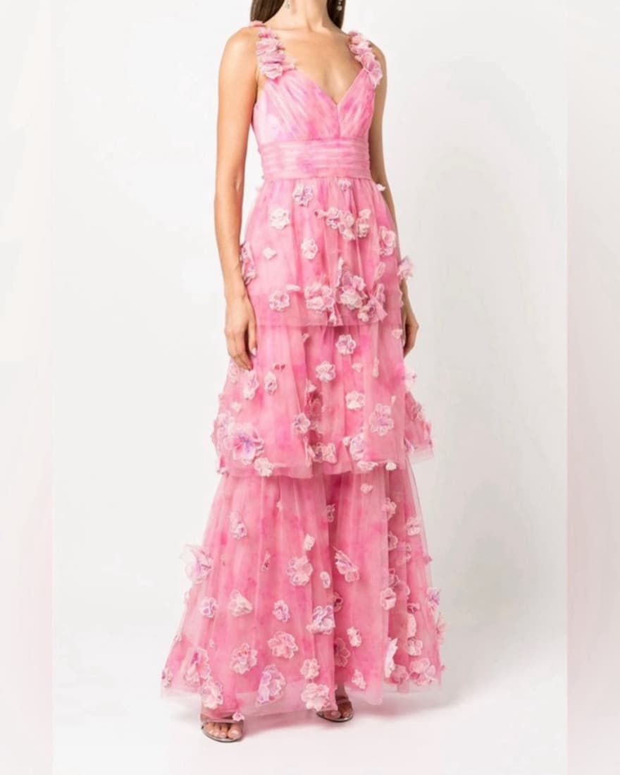 Marchesa Notte Tulle Gown - Image 3