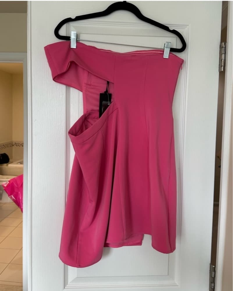 h:ours Mira Tux Dress in Pink Candy - Image 5