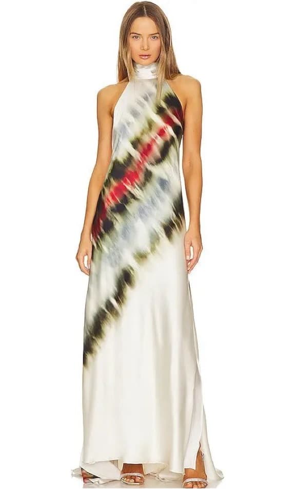 Silvia Tcherassi Sheryl Maxi Dress in Ivory - Image 1