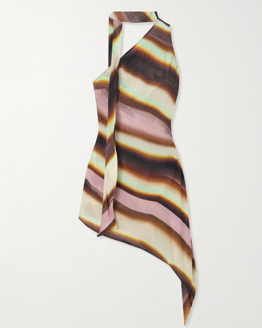 SIEDRÉS Dily Asymmetric Striped Dress - Image 3