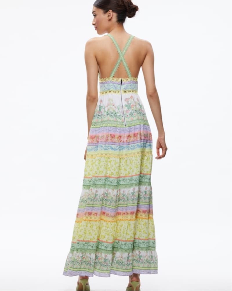 Alice and Olivia Karolina Halter Maxi  - Image 6
