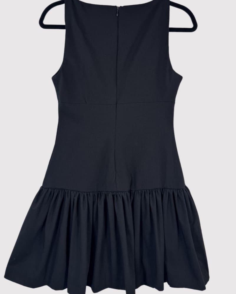 Zara Black NWT Dress with Bows - Image 2