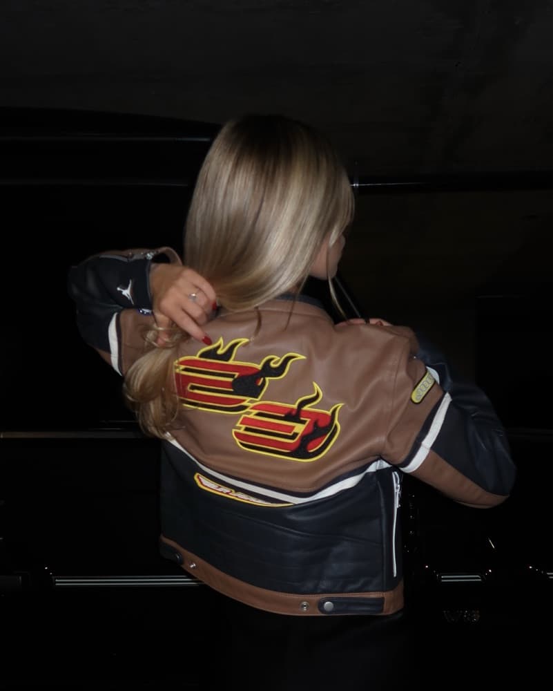 Cactus Jack Leather Racing Jacket - Image 3