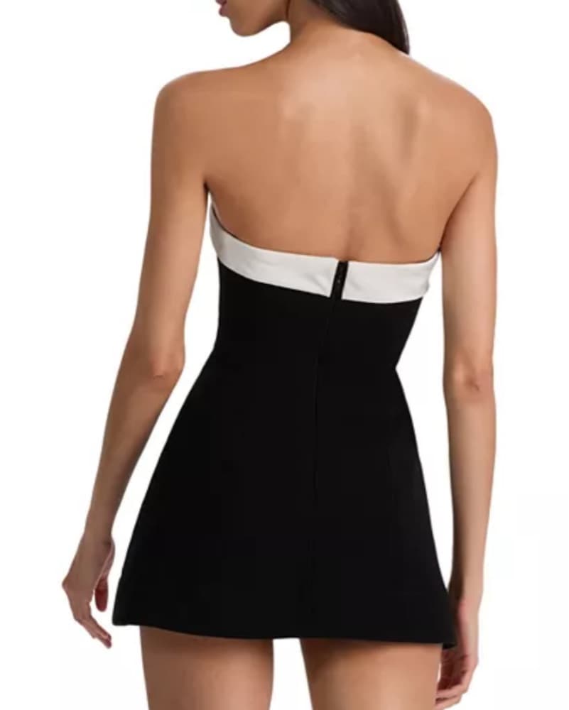 Alice + Olivia Katya Sculpted Bow Dress - Image 5