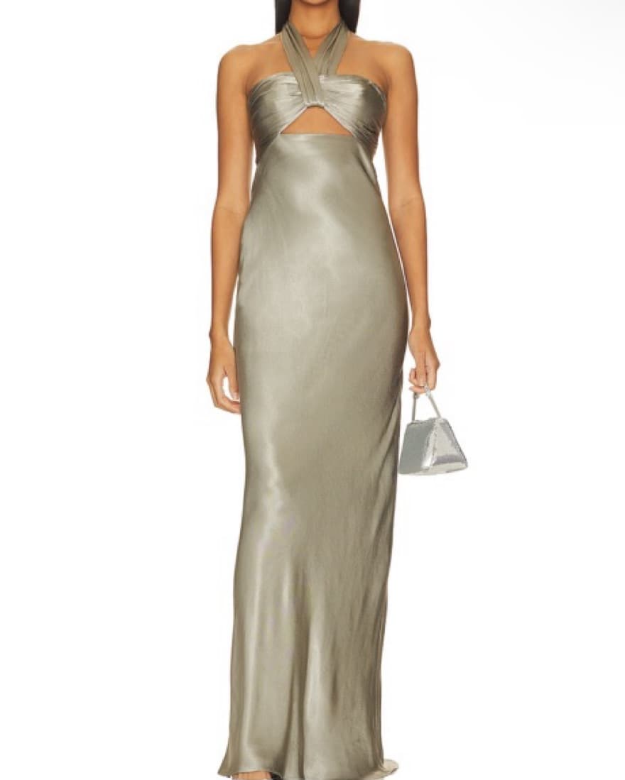 Shona Joy La Lune Maxi Dress In Sage - Image 1