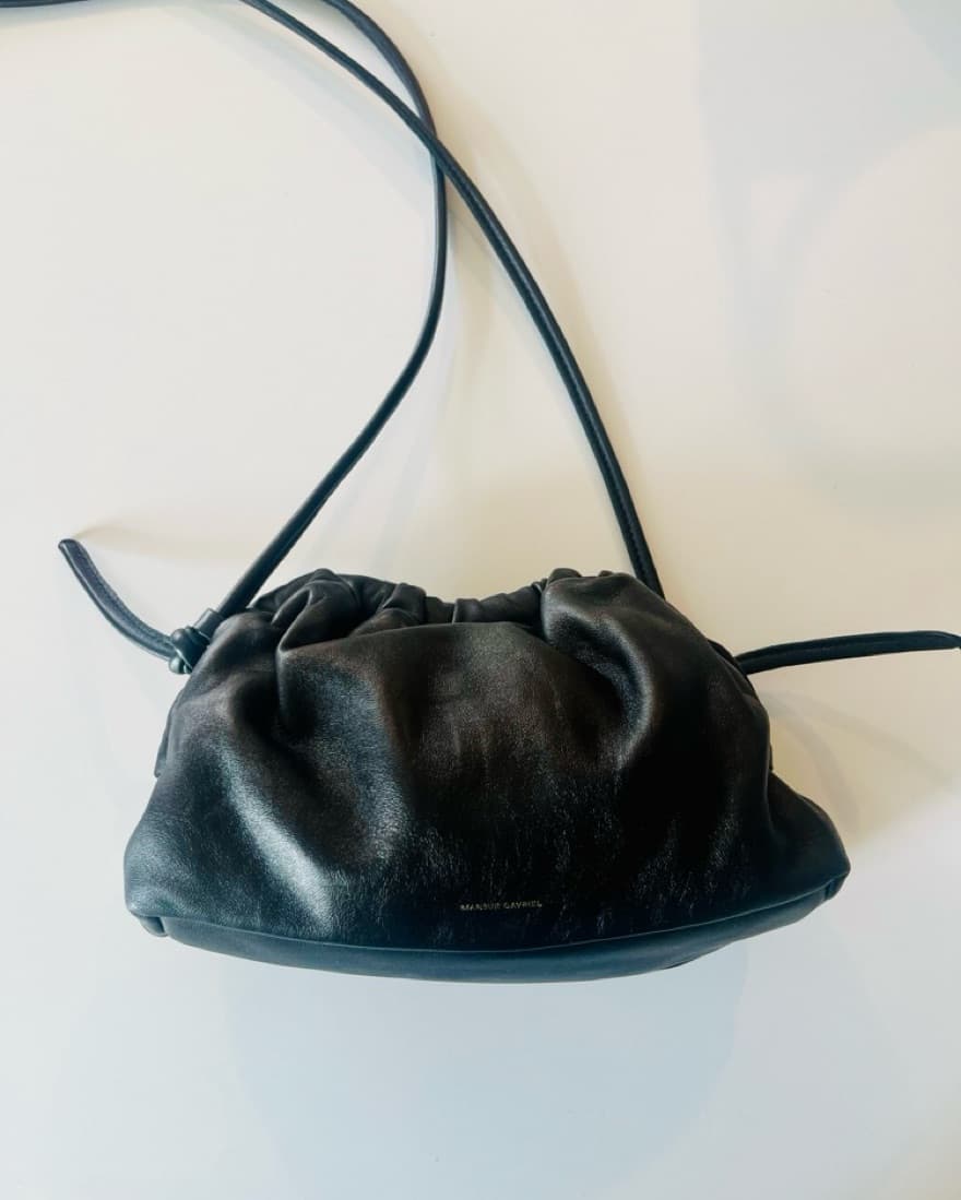 Mansur Gravriel Black Small Cloud Purse - Image 4