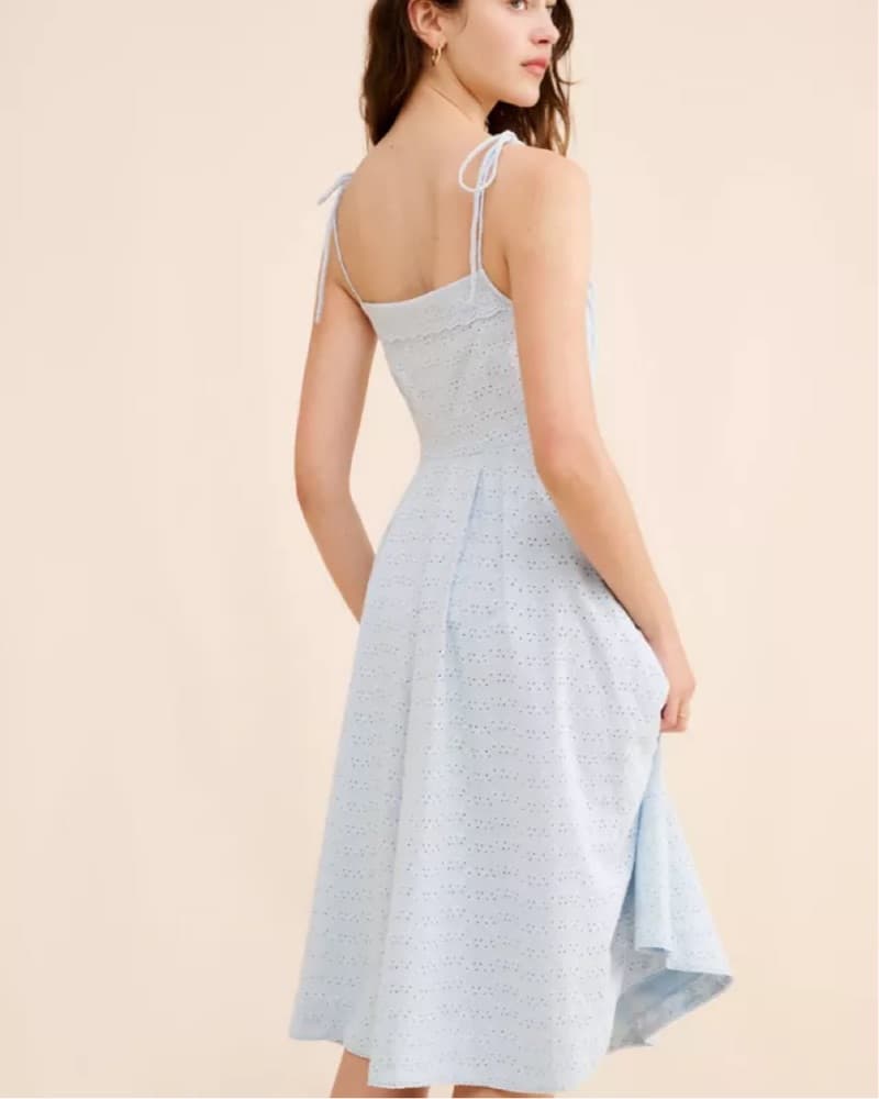 Guizio Eyelet Midi Dress - Image 2