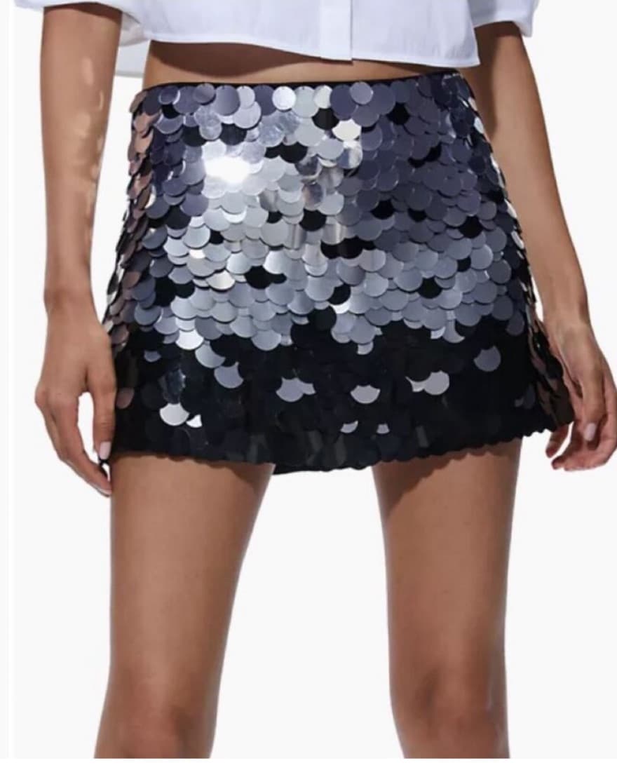 Alice + Olivia Rubi Sequin Mini Skirt  - Image 2