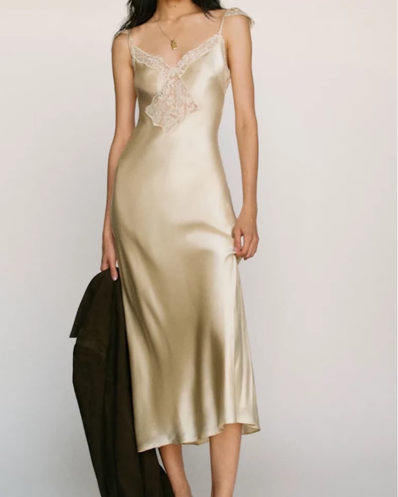 Cream Reformation Dress - Image 1